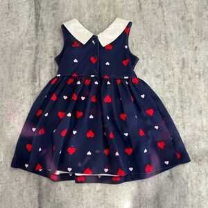 Janie & Jack Heart Print Dress Size 18-24M